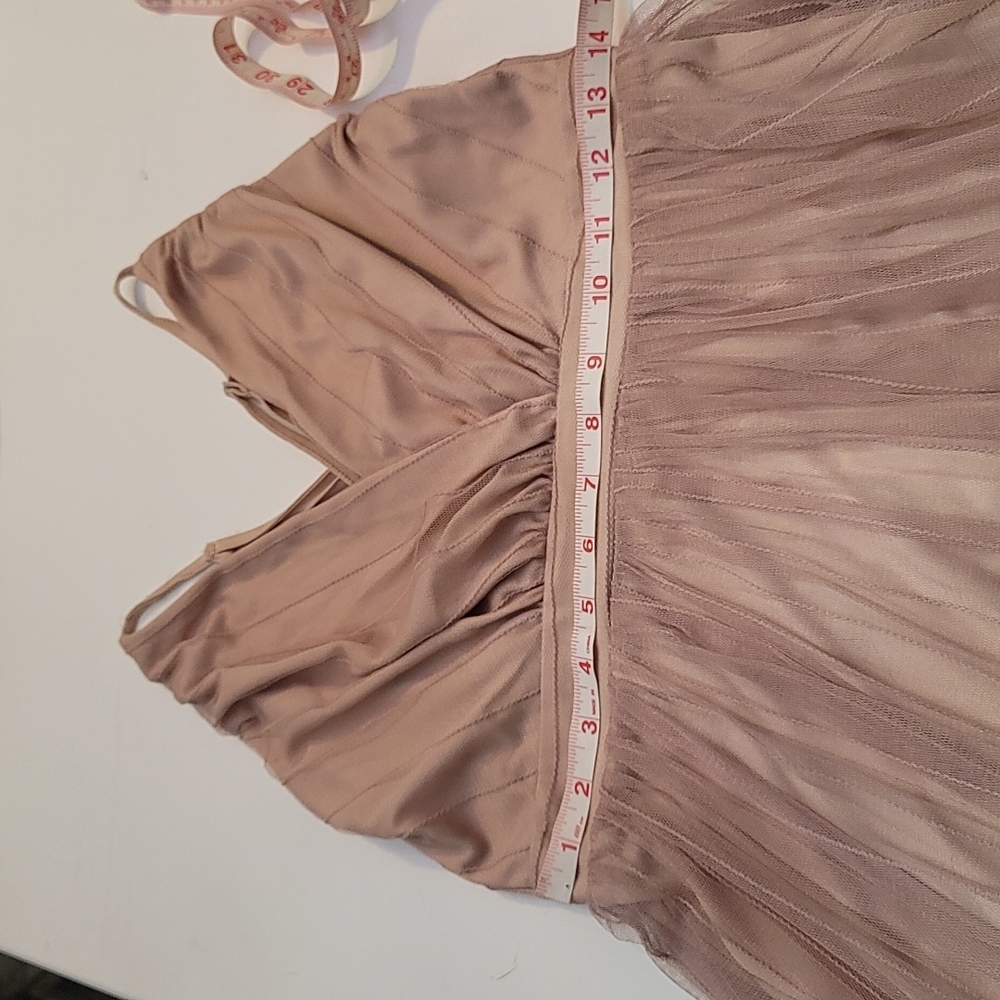Flowy Beautiful Dusty Rose Maxi Dress - Picture 14 of 15